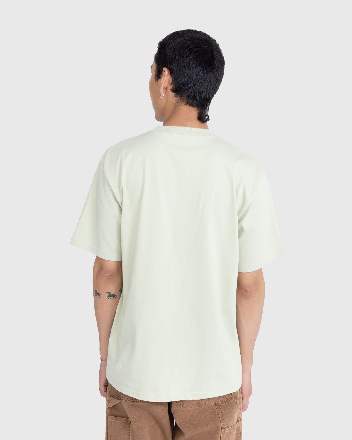 Carhartt WIP – Lifeguards T-Shirt Light Blue - Tops - White - Image 4