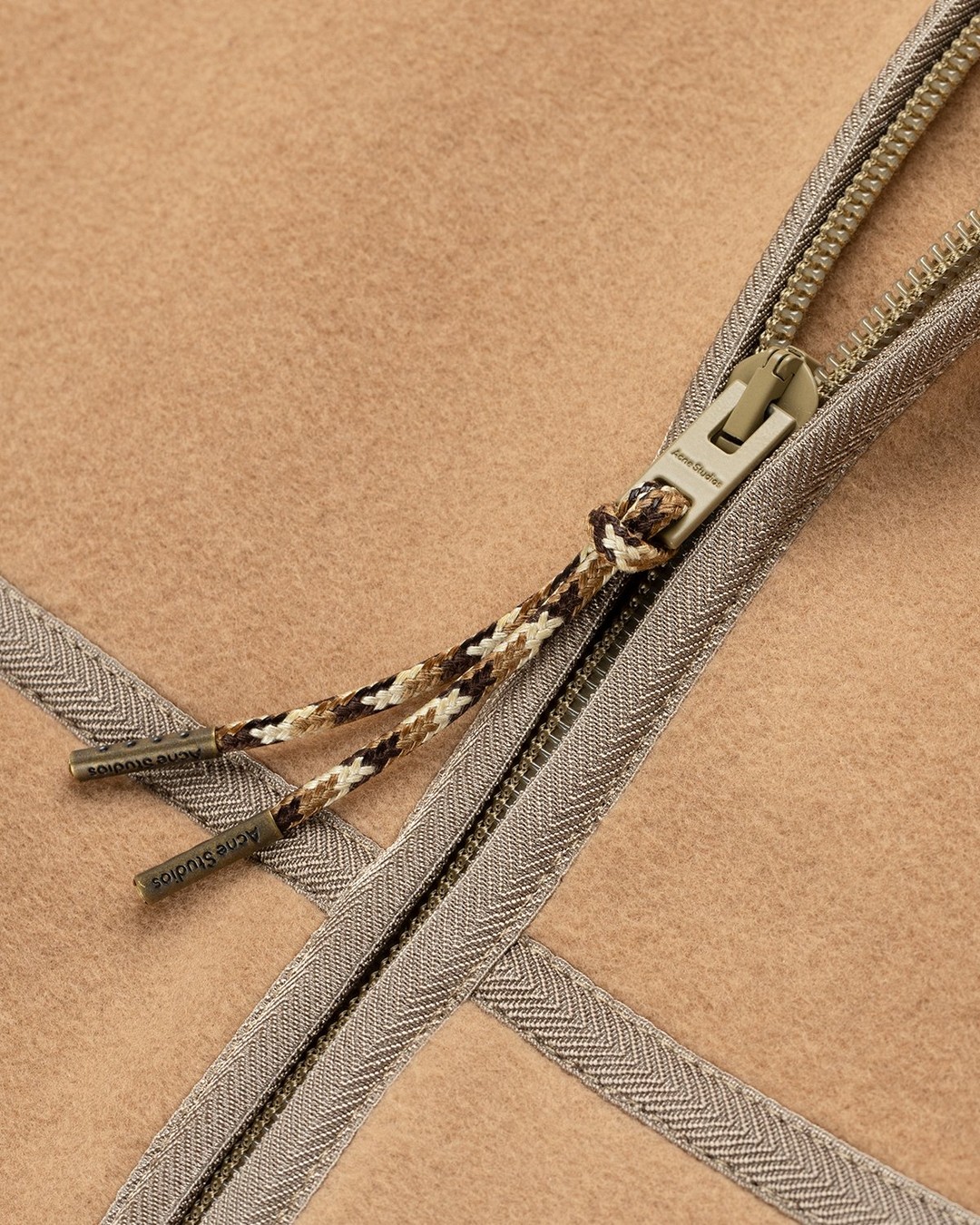Acne Studios – Polar Fleece Jacket Camel Brown - Outerwear - Brown - Image 8