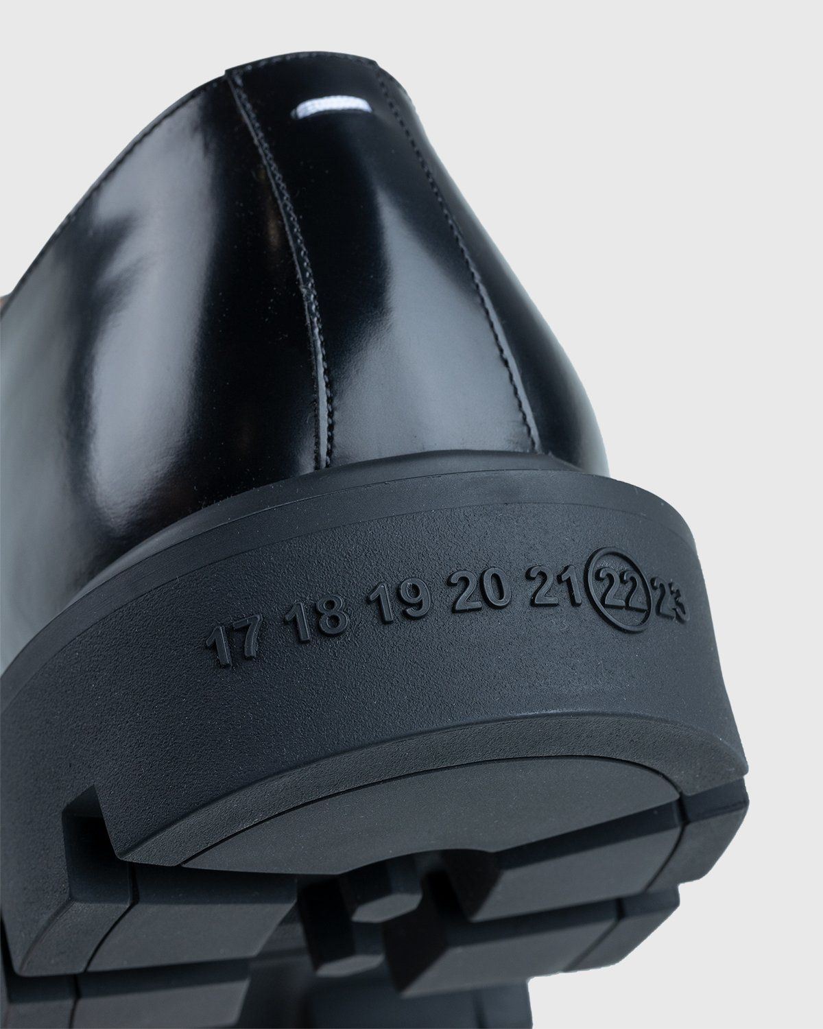 Maison Margiela – Cleated Sole Shoes Black - Shoes - Black - Image 5