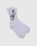 J.W. Anderson – JWA Logo Short Ankle Socks White/Black - Socks - White - Image 1