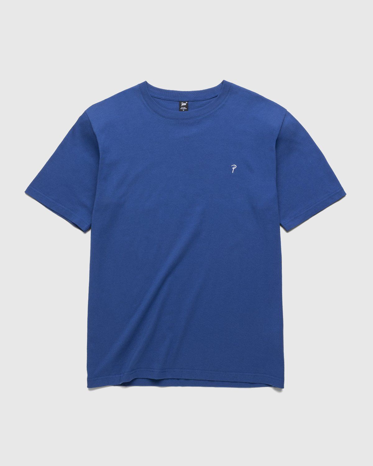 Patta – Basic Script P T-Shirt Monaco Blue - T-shirts - Blue - Image 1