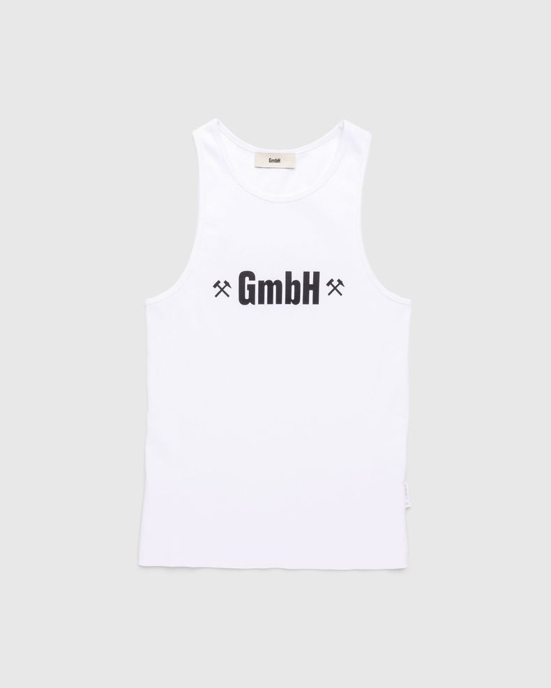 Ali Rib Tank Top White