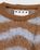 Highsnobiety HS05 – Alpaca Fuzzy Wave Sweater Light Blue/Brown - Knitwear - Multi - Image 6