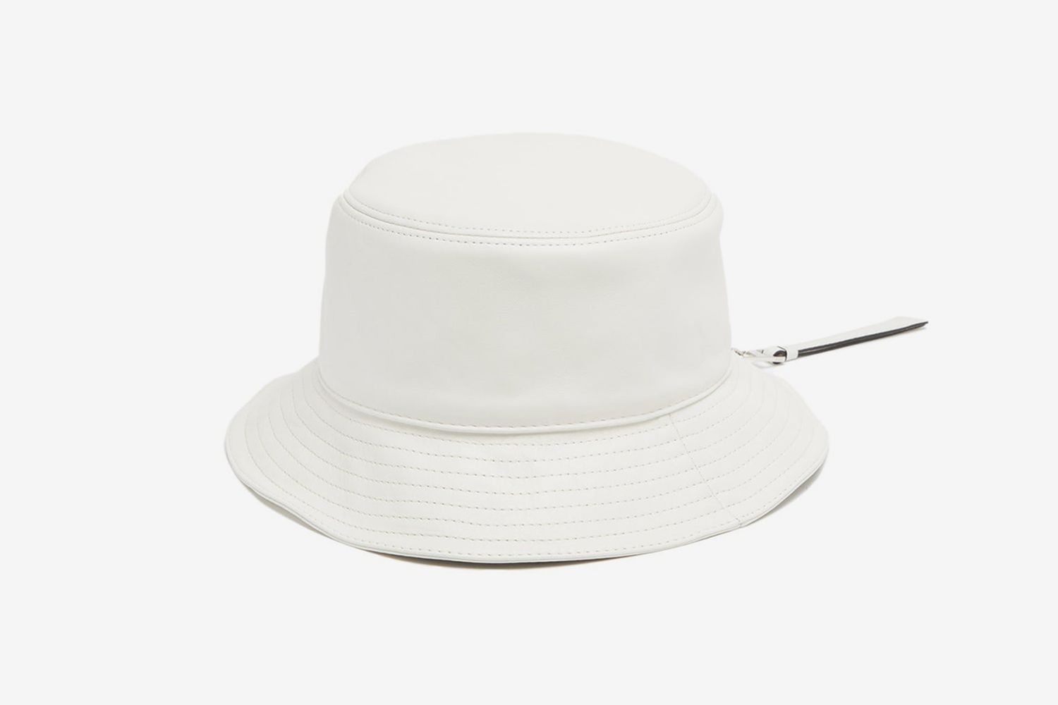 Fisherman Leather Bucket Hat