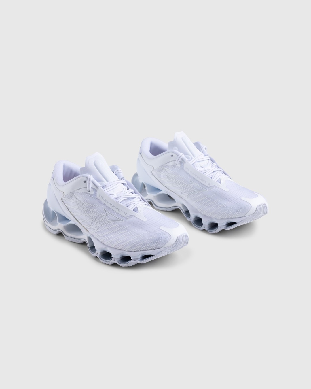 Mizuno – Wave Prophecy 12 White/Silver - Sneakers - White - Image 3