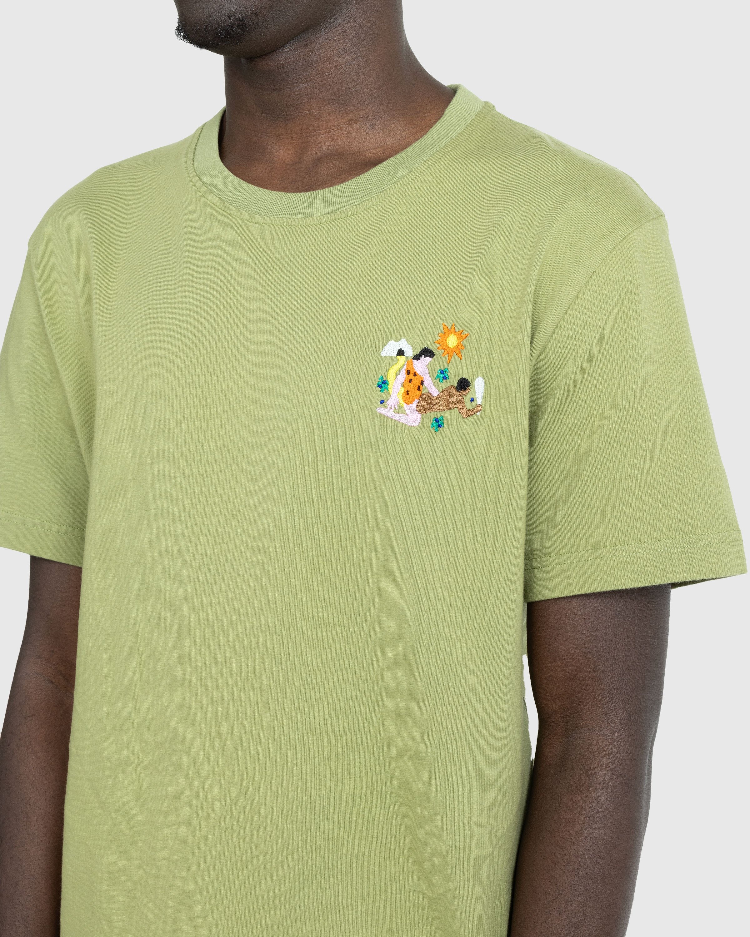 Carne Bollente – Yabba-Dabba-Do Me T-Shirt Khaki - T-shirts - Green - Image 4