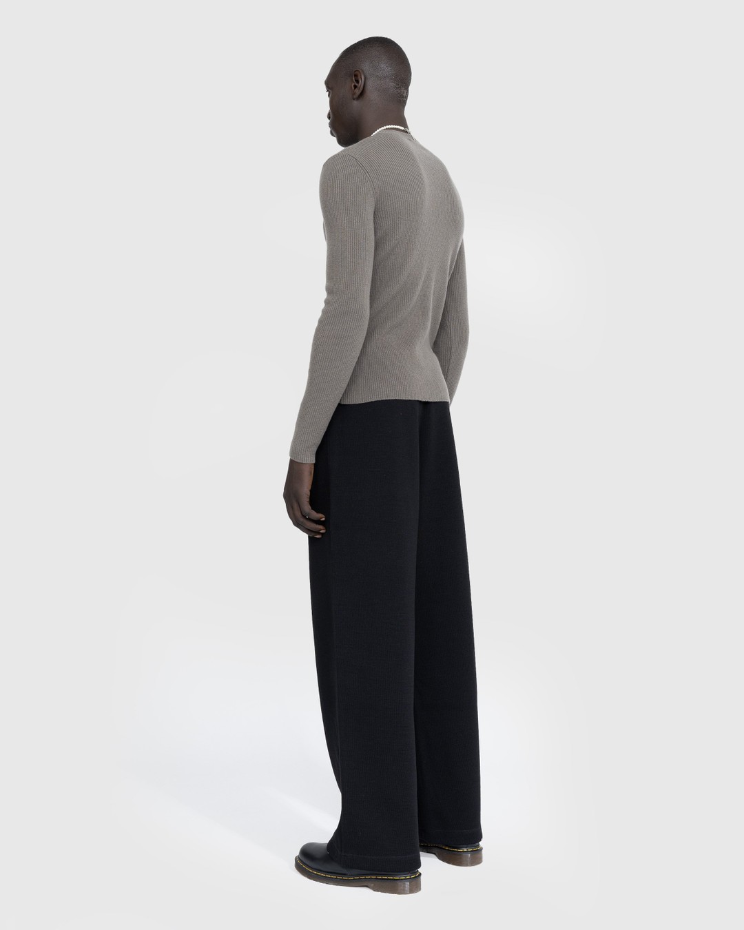 Our Legacy – Reduced Trouser Black Pseudo Knit - Pants - Black - Image 4