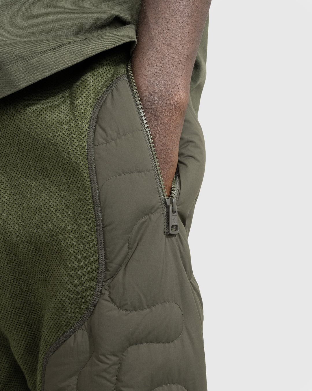 Moncler Green Casual Pants main image 1