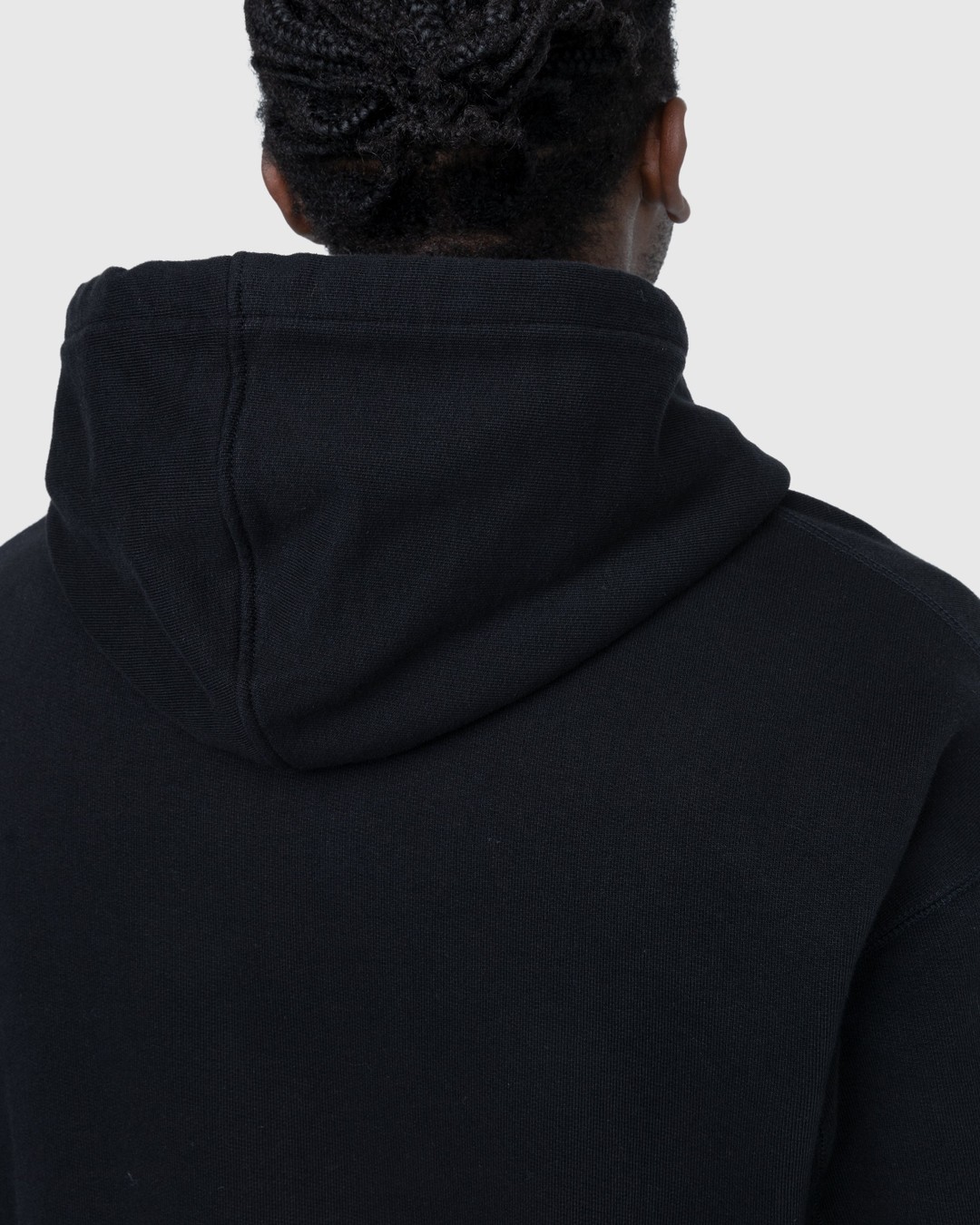 Highsnobiety – Thermal Zip Fleece Hoodie Black - Zip-Up Sweats - Black - Image 8