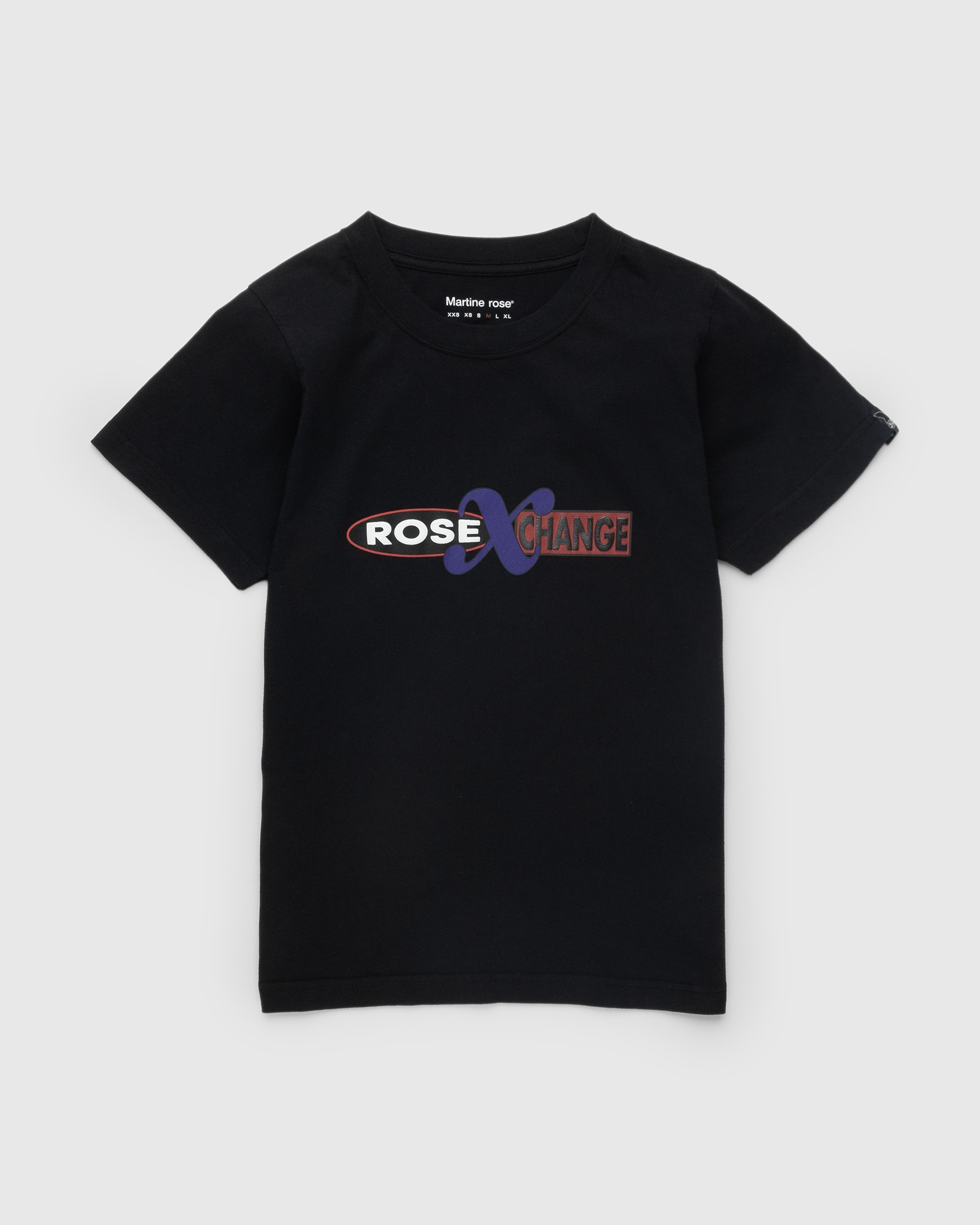 Martine Rose – Shrunken T-Shirt Black - T-shirts - Black - Image 1