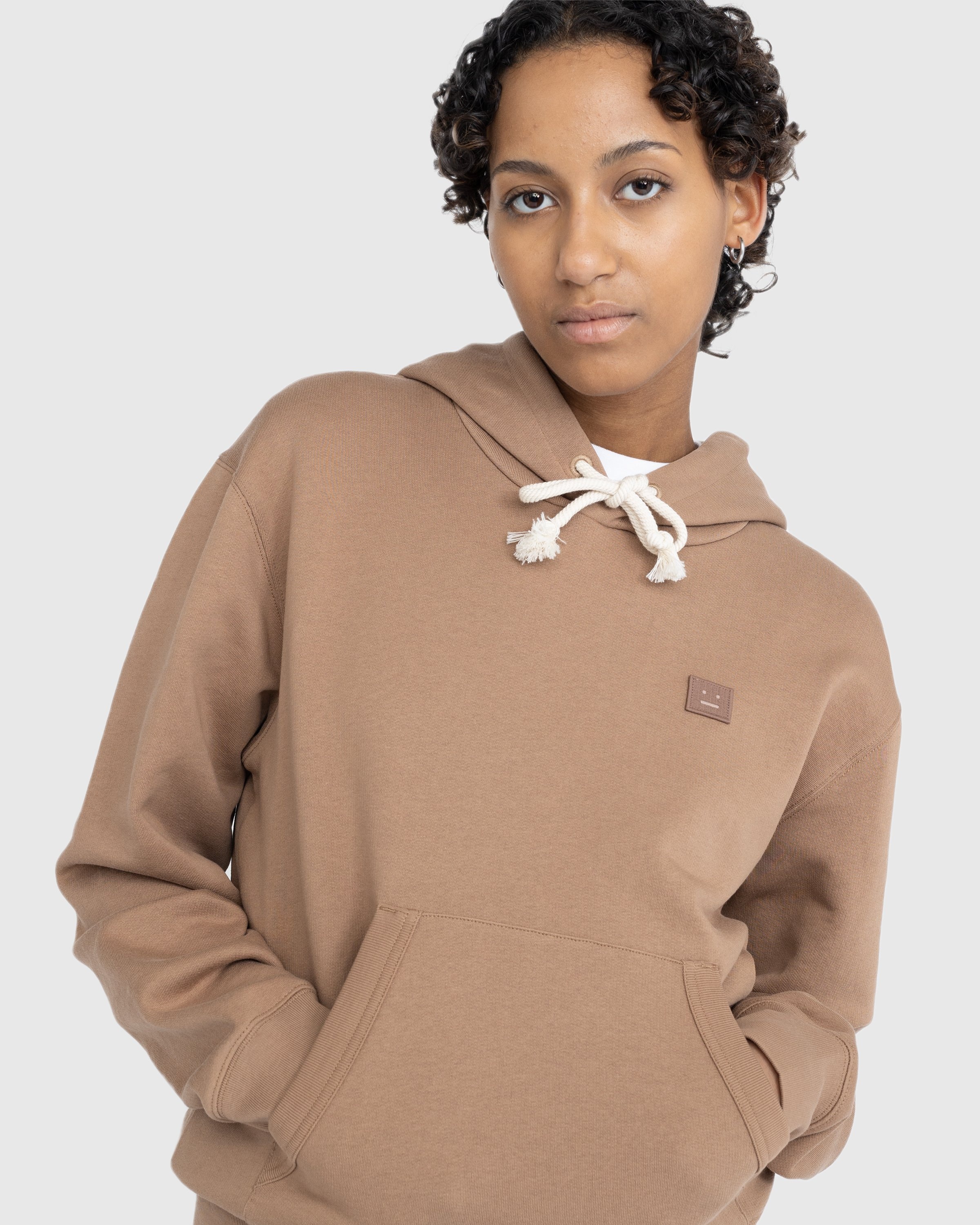 Acne ferris top face hoodie