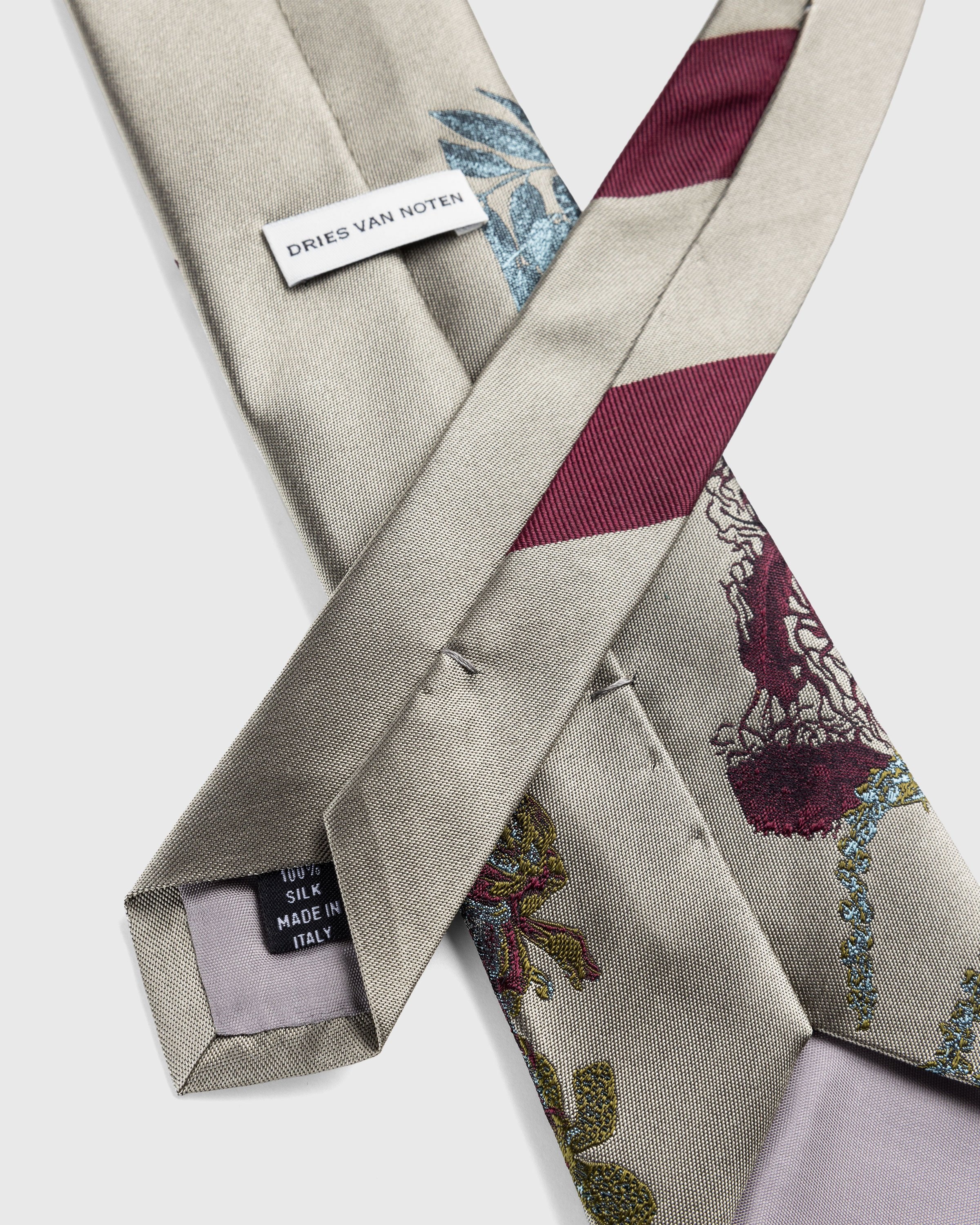 Dries van Noten – Tie 102 Gray - Accessories - Grey - Image 2