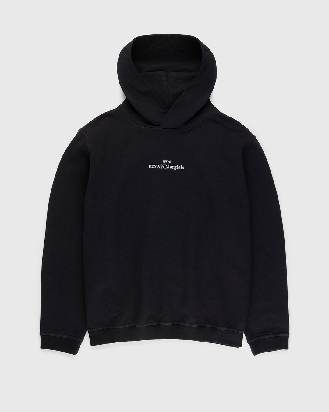 Maison Margiela – Logo Hoodie Black - Sweats - Black - Image 1