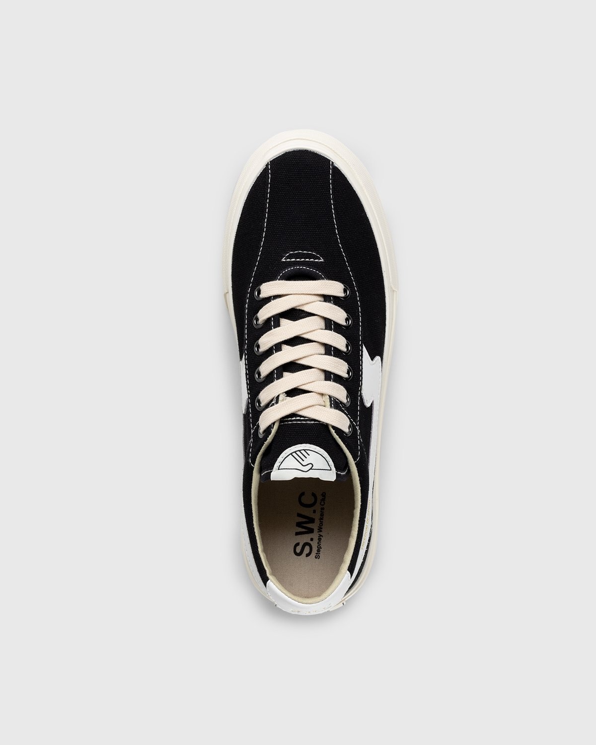 Stepney Workers Club – Dellow S-Strike Canvas Black - Sneakers - Black - Image 5