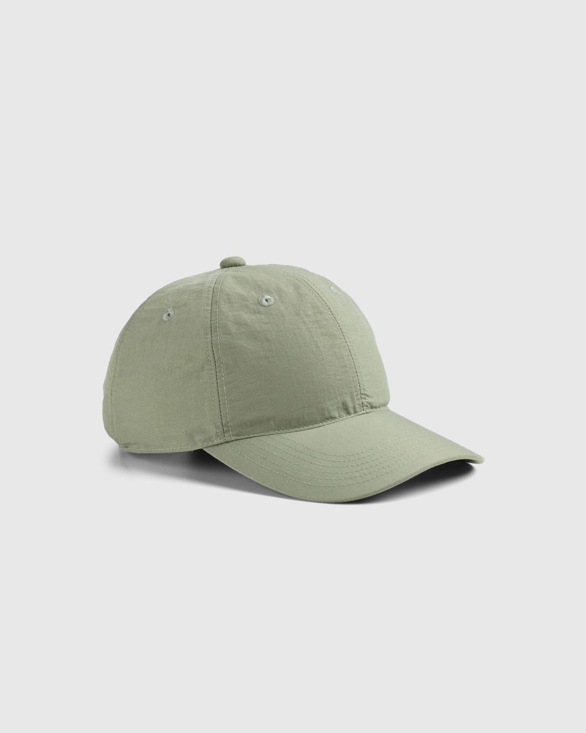Highsnobiety – Nylon Ball Cap Khaki - Hats - Green - Image 1