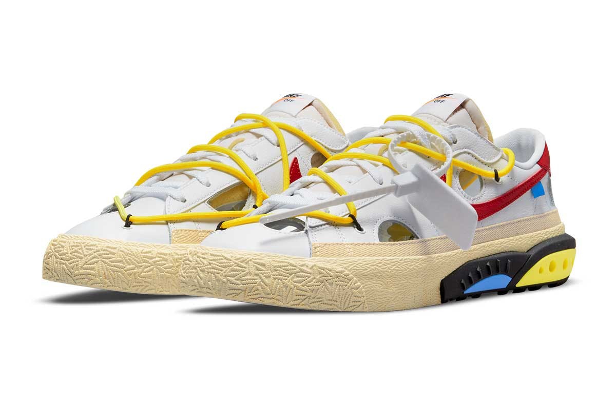 grupo Desfavorable pluma Virgil Abloh's Off-White x Nike Blazer Low Collab Shoe: Release