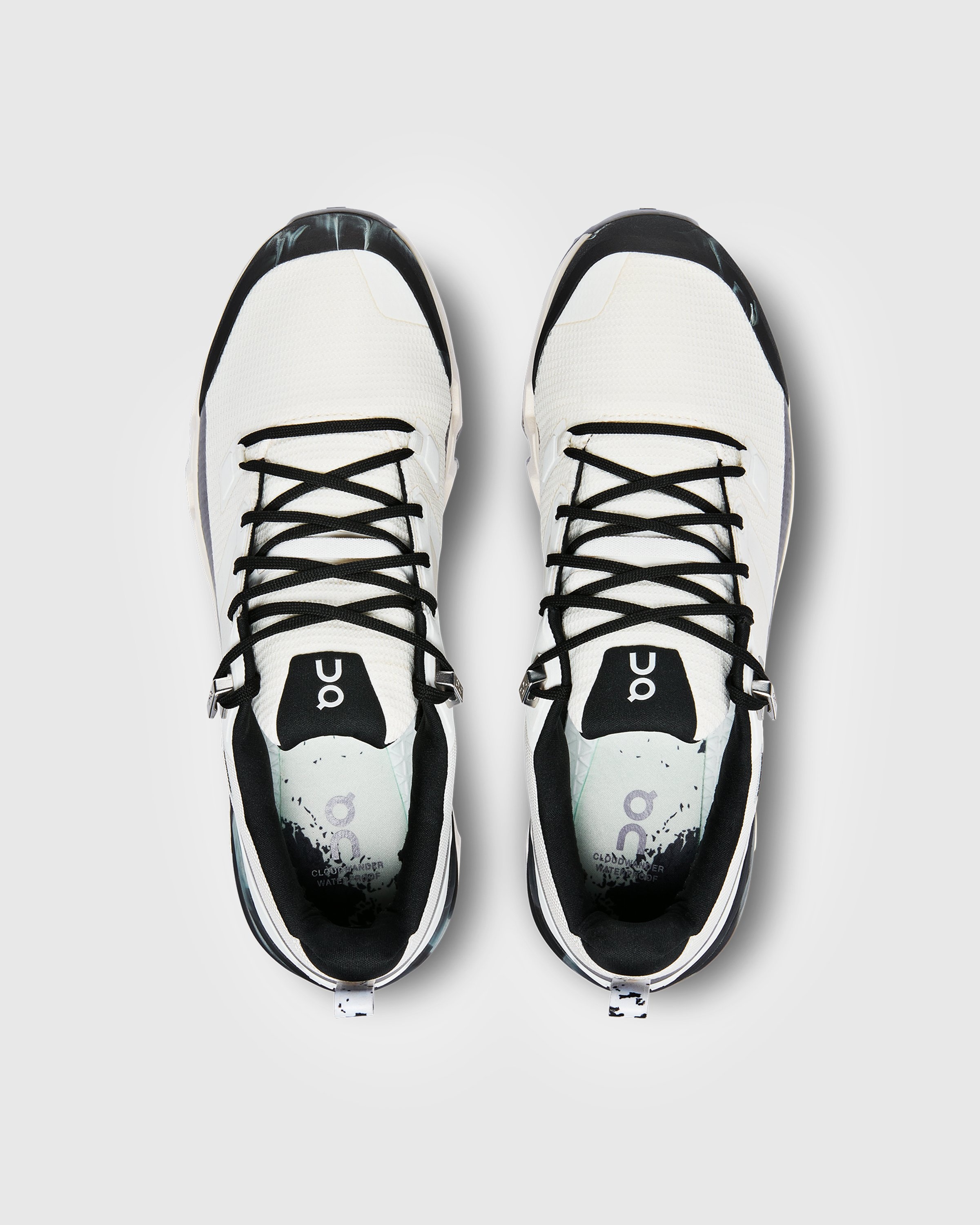 On – Cloudwander Waterproof High Alpine Ivory/Black - Sneakers - Grey - Image 5