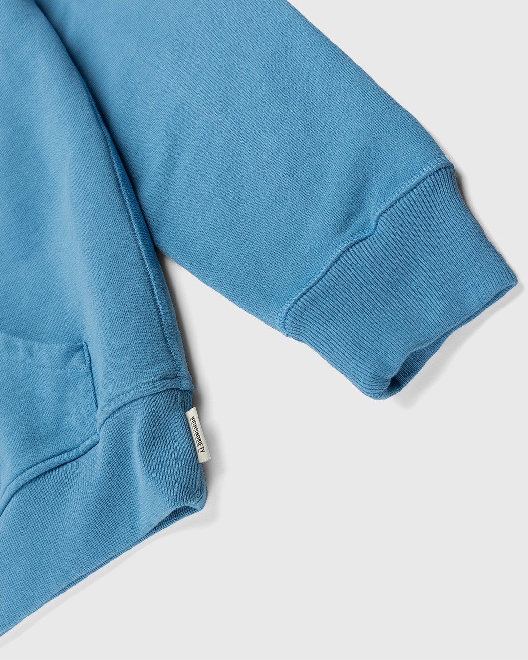 Highsnobiety – Logo Hoodie Blue - Sweats - Blue - Image 4