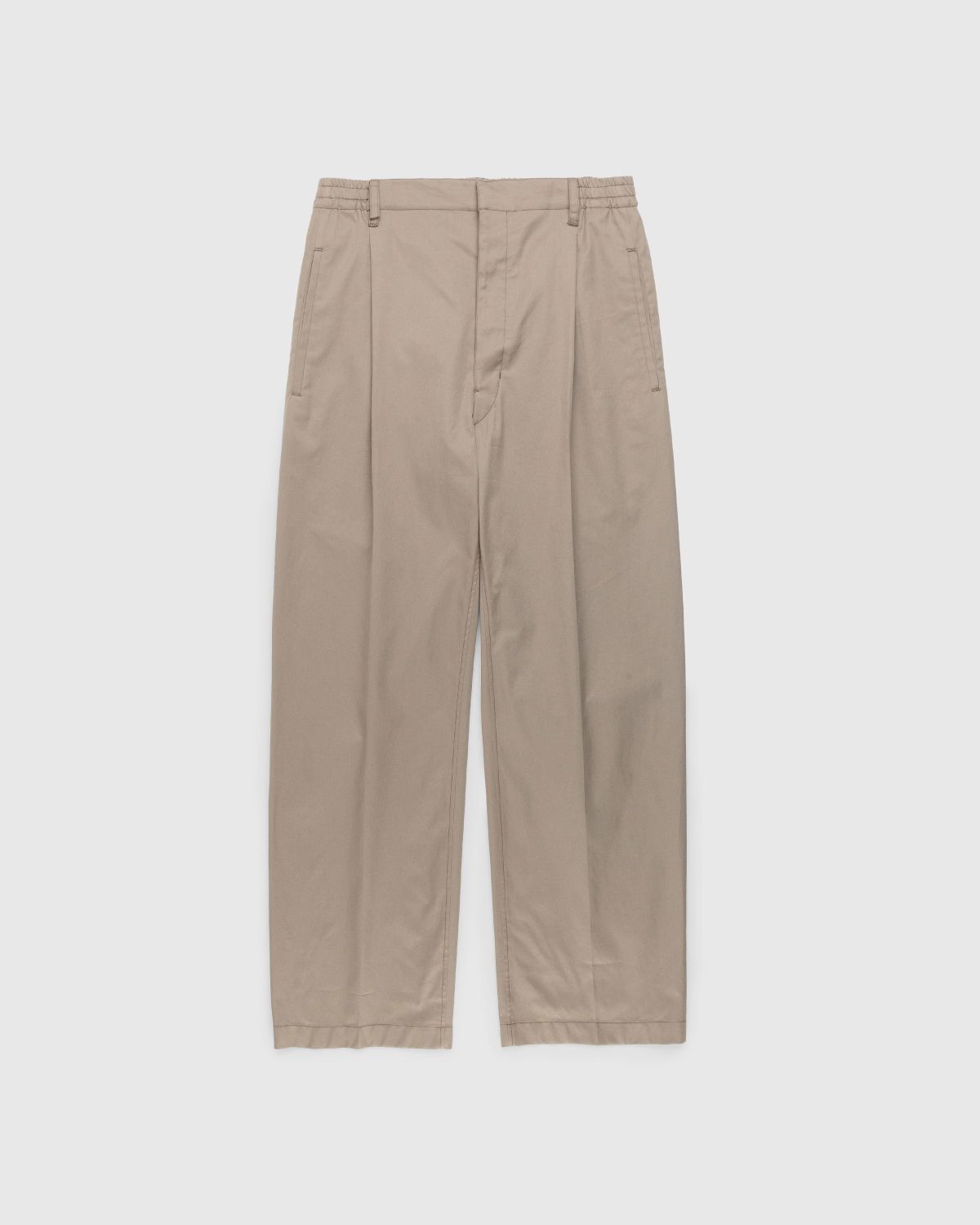 Lemaire – Easy Pleated Pants Beige - Pants - Beige - Image 1