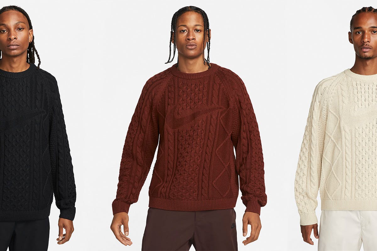 Nike Swoosh Knit: Shop the Nike Cable Knit Sweater Here