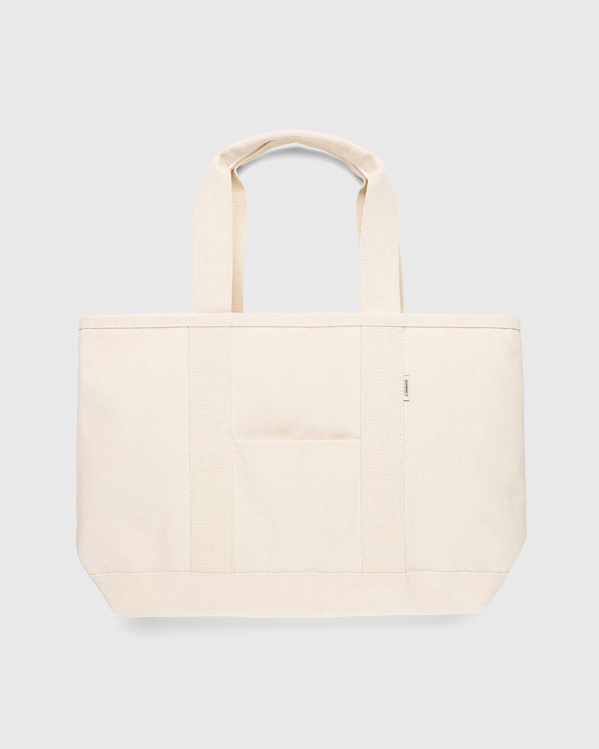 Highsnobiety – Heavy Canvas Large Shopper Tote Natural - Tote Bags - Beige - Image 2
