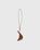 Lemaire – Croissant Coin Purse Necklace Brown - Keychains - Brown - Image 1