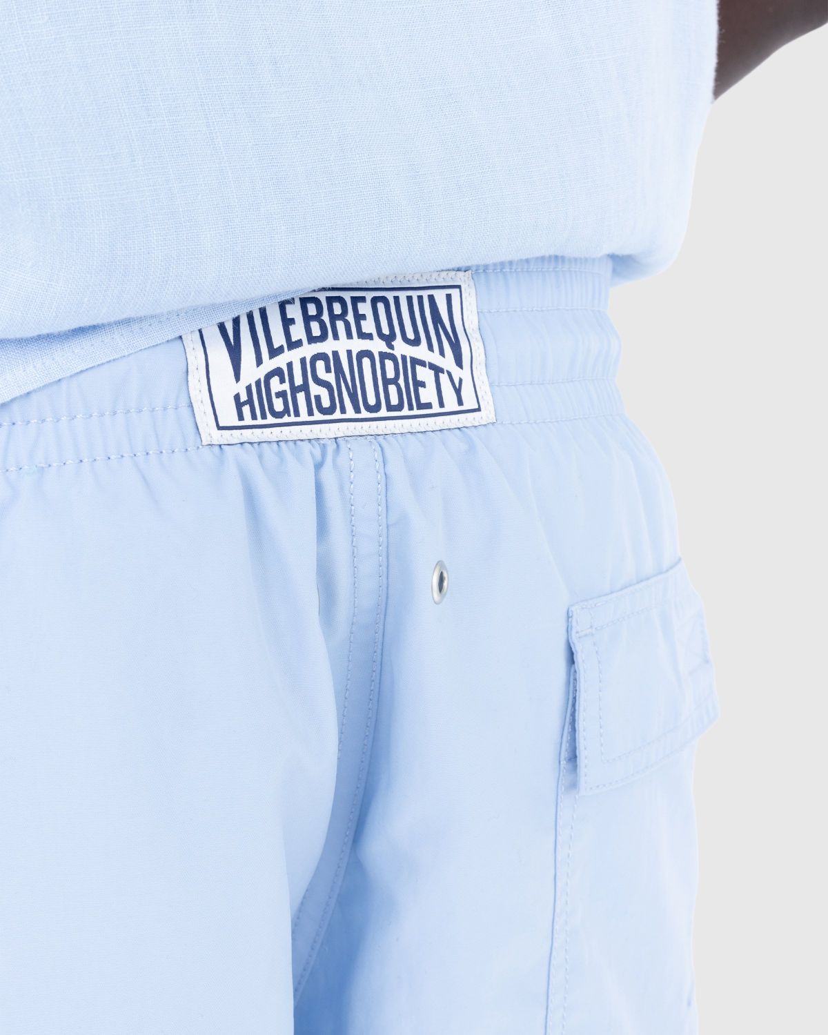 Vilebrequin x Highsnobiety – Solid Swim Chambray - Swimwear - Blue - Image 5