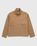 Highsnobiety HS05 – Recycled Half-Zip Wool Fleece Brown - Knitwear - Brown - Image 1