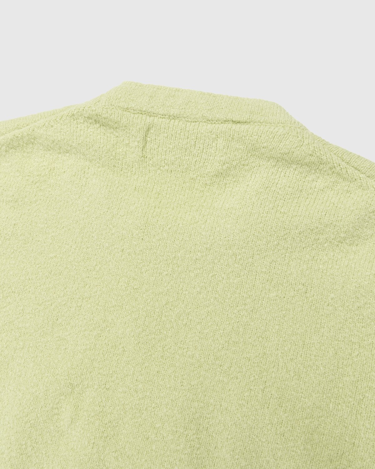 Stone Island – 548D2 Stockinette Stitch Sweater Light Green - Knitwear - Green - Image 4