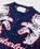 Bally – Switzerland Merino Wool Crewneck Navy/Bone - Knitwear - Blue - Image 3