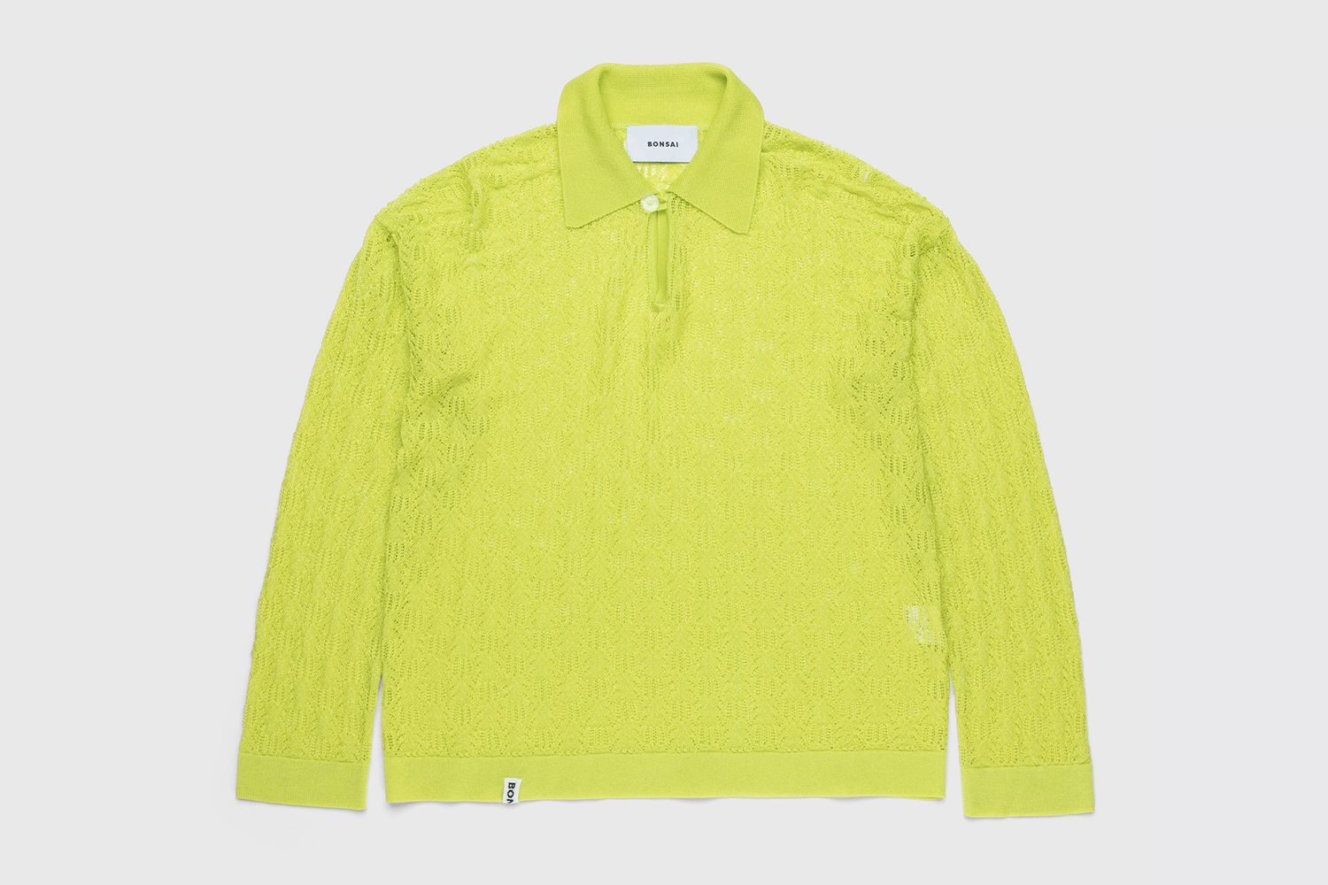 Oversize Knit Longsleeve Polo
