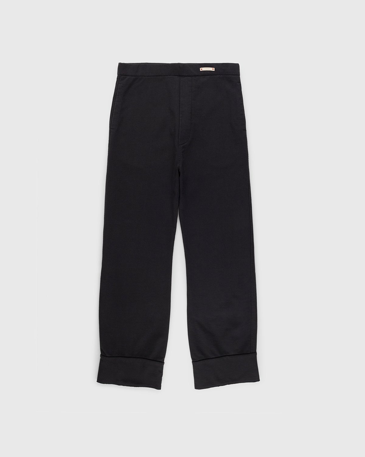 Maison Margiela – Tailored Cotton Trousers Washed Black - Pants - Black - Image 1