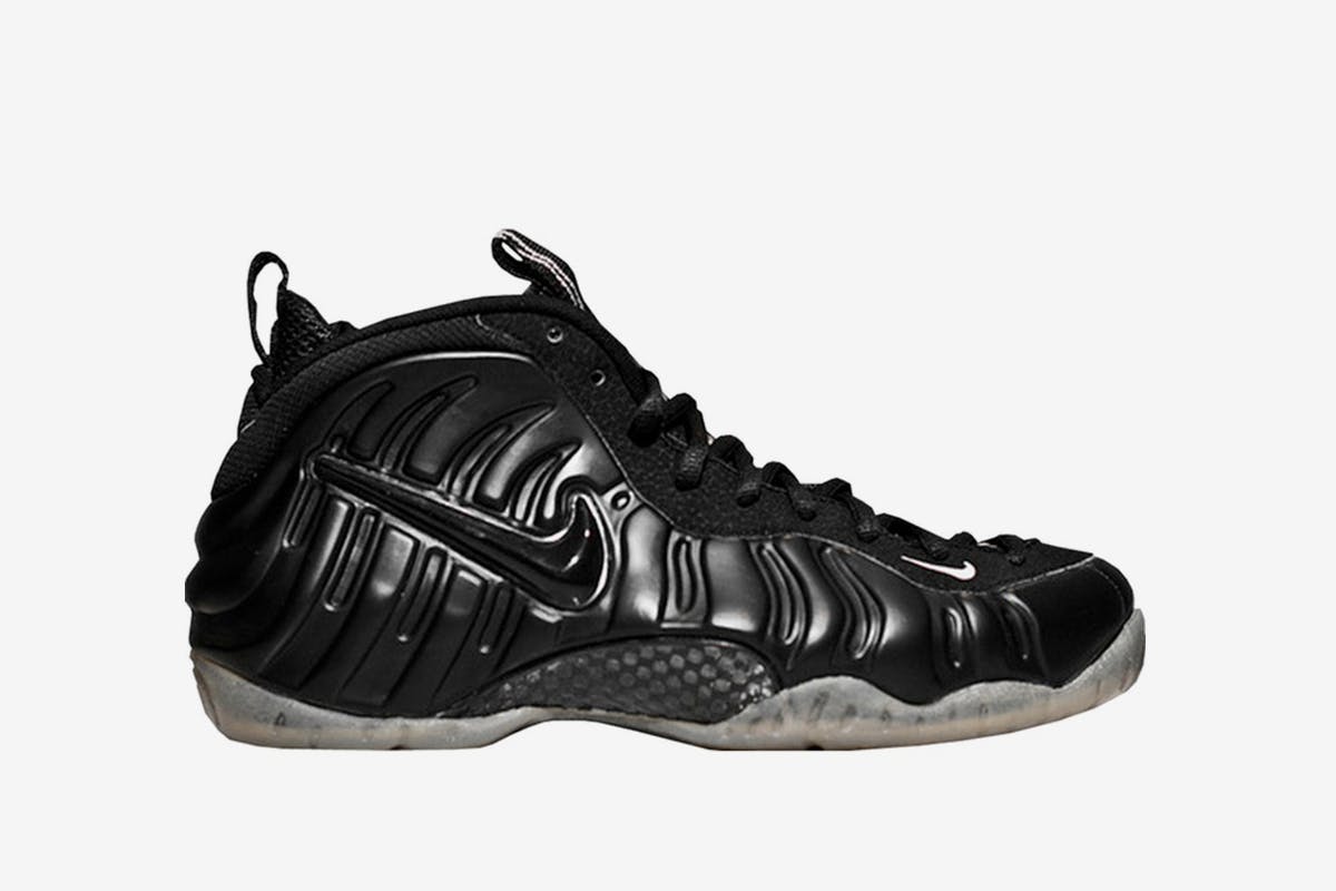 black and silver foamposites