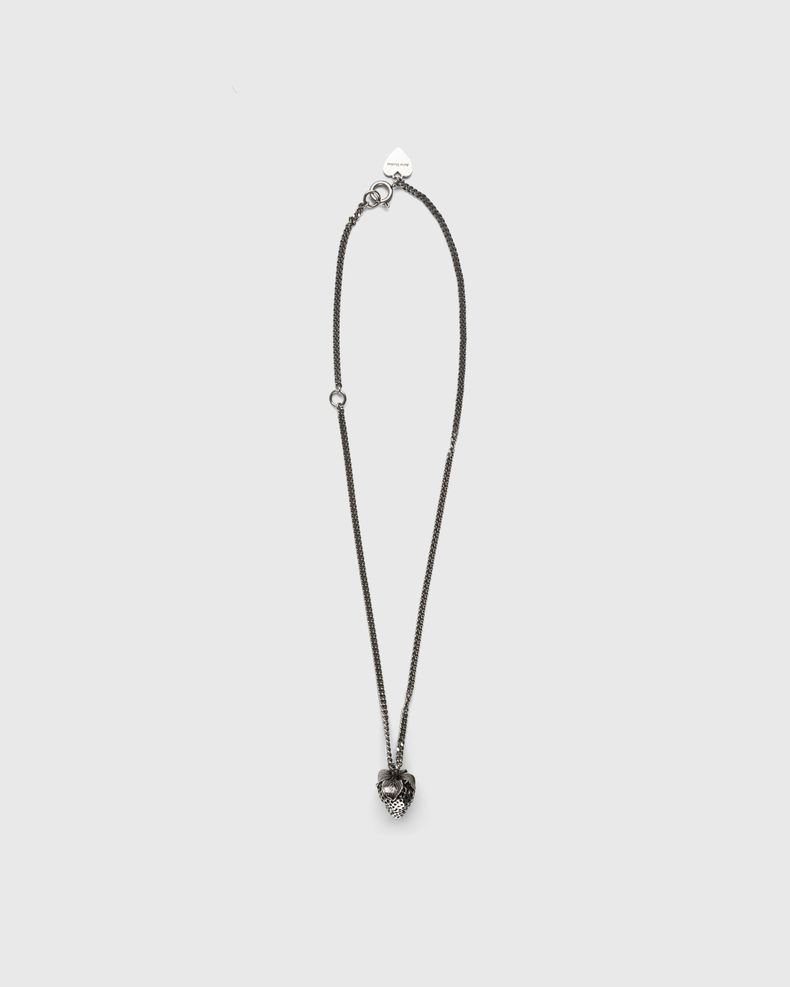 Acne Studios – Strawberry Pendant Necklace Antique Silver