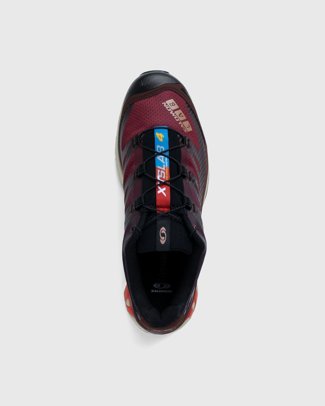 Salomon – XT-4 Bitter Chocolate/Mocha Mousse/Fiery Red - Sneakers - Red - Image 5