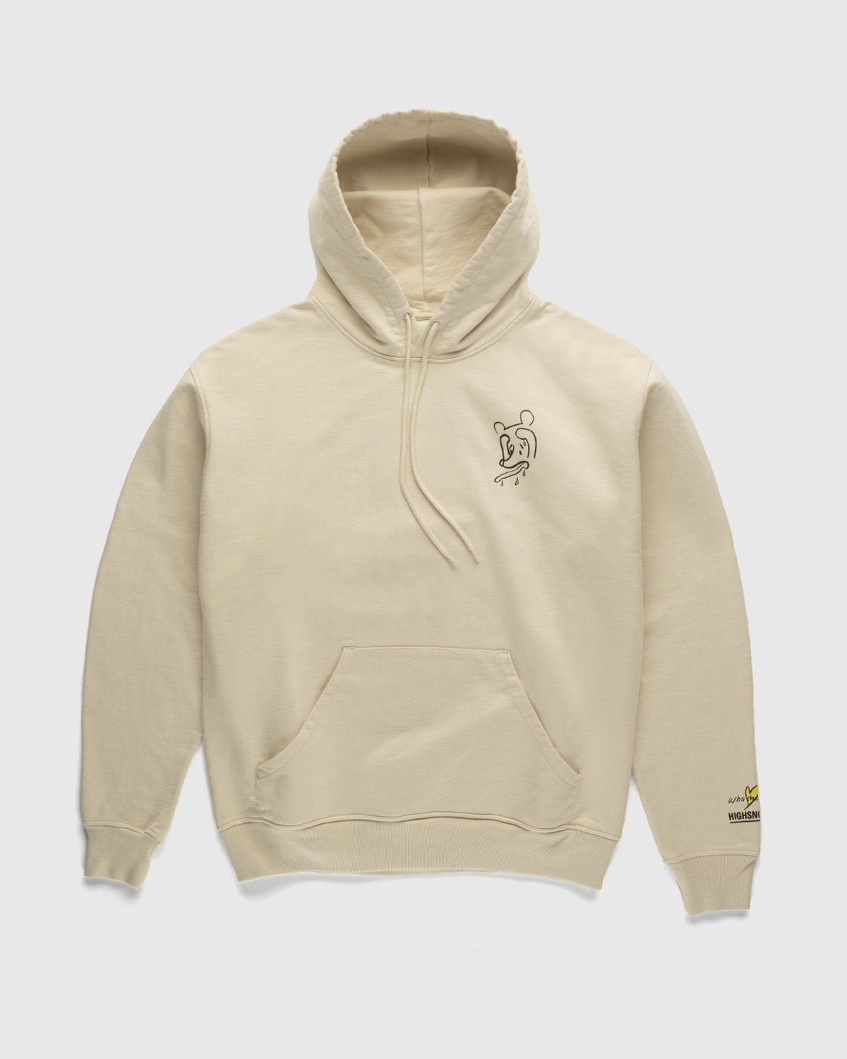 Simon Fujiwara x Highsnobiety – Who The Baer Hoodie Eggshell - Sweats - Beige - Image 2