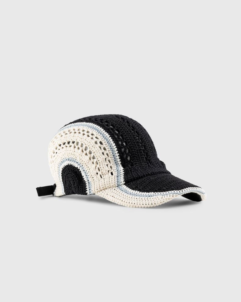 Crochet Baseball Cap Midnight Drive Black