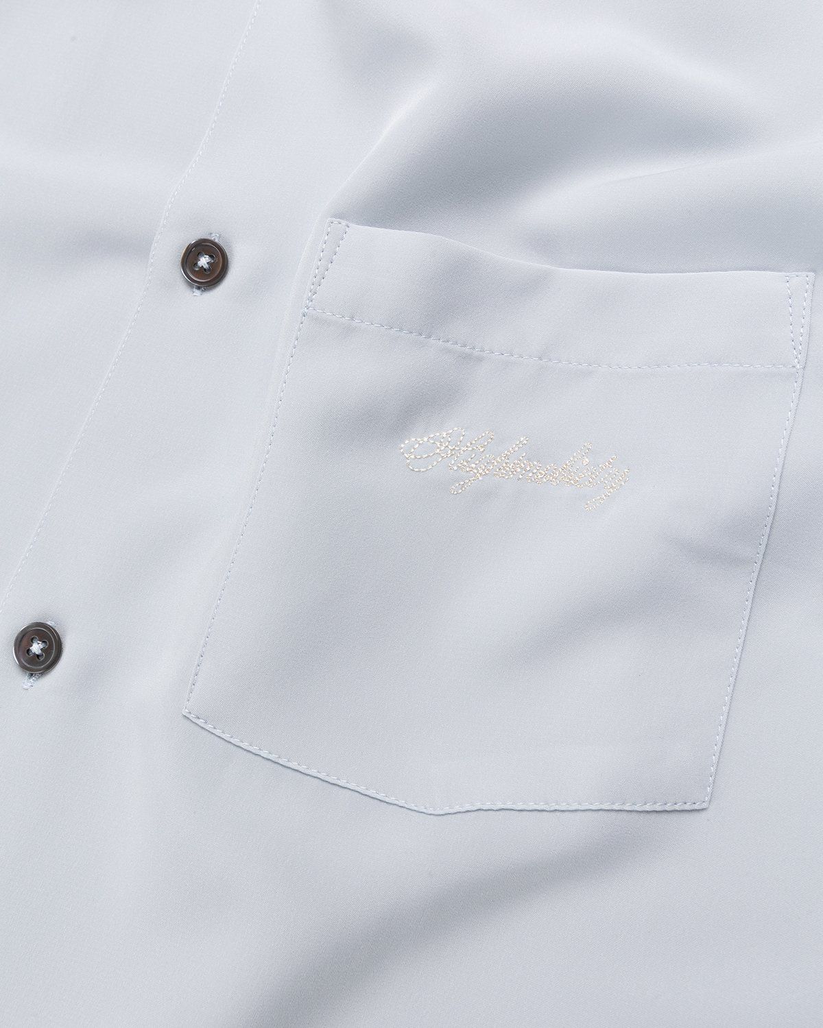 Highsnobiety – Rayon Short-Sleeve Shirt Sky Blue Cream - Shirts - Blue - Image 5