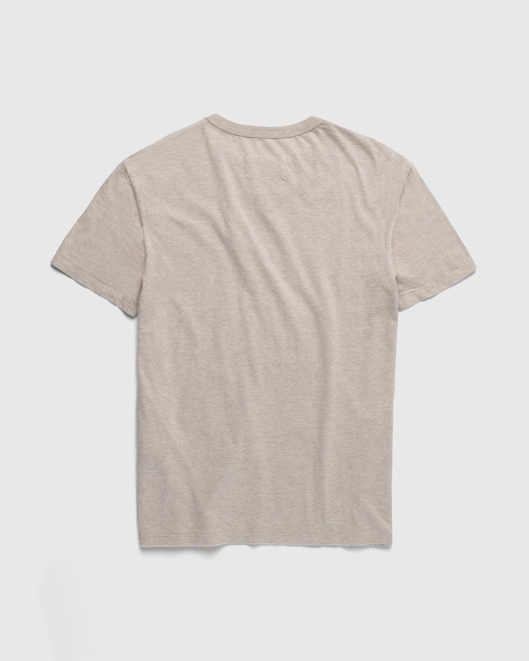 Maison Margiela – Logo T-Shirt Beige - T-shirts - Beige - Image 2
