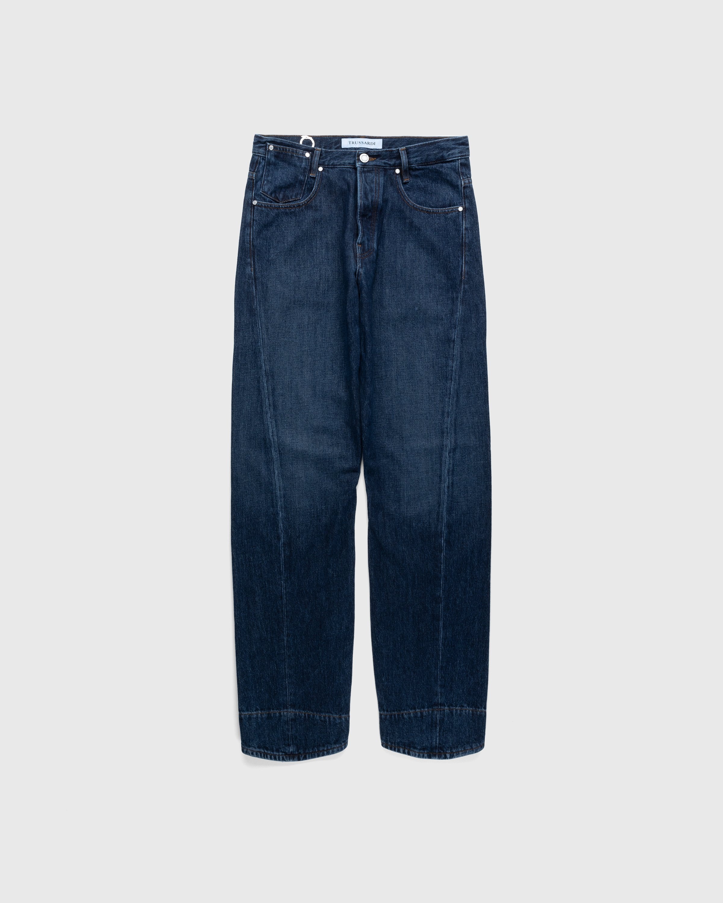 Trussardi – Five-Pocket Twisted Tapered Jeans Blue | Highsnobiety Shop