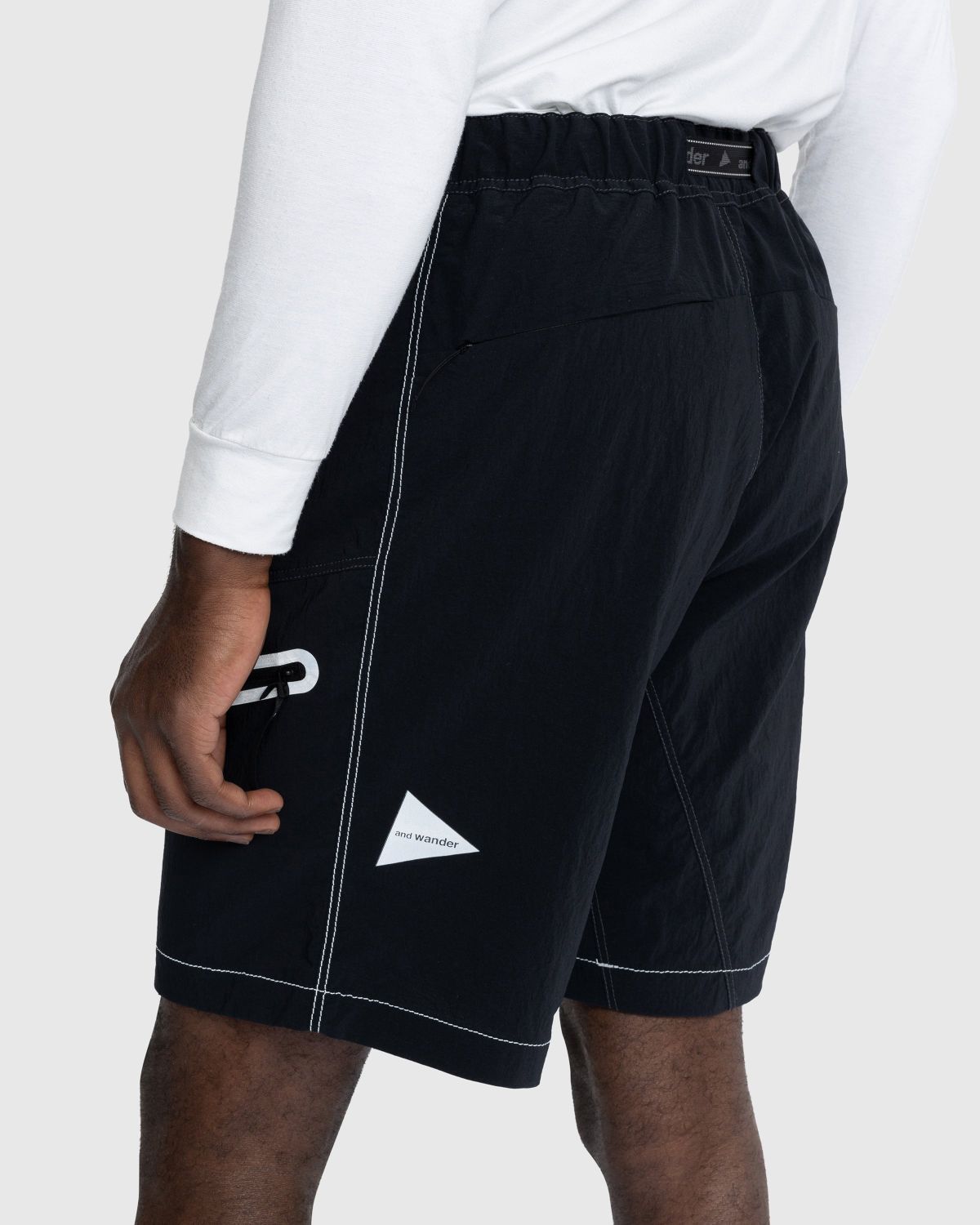 And Wander Light Hike Shorts Black Highsnobiety Shop