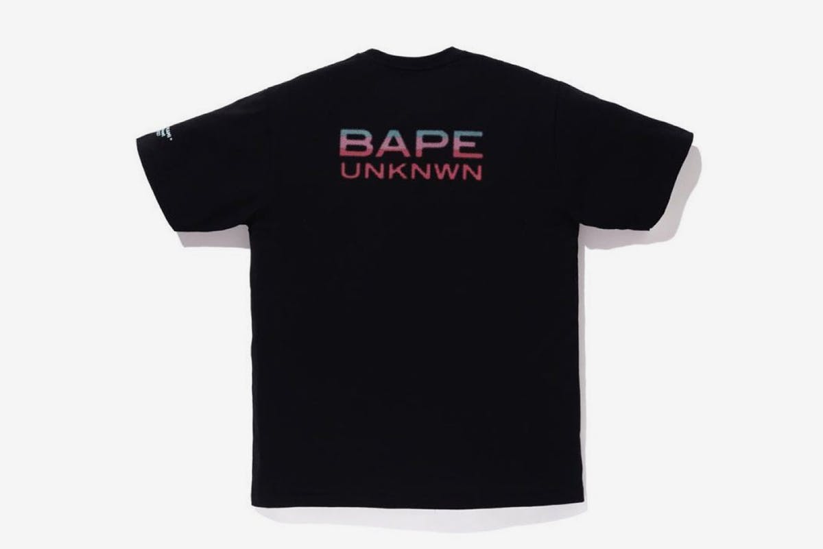 BAPE x UNKNWN black T-shirt