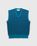 Marni – Shetland Wool V-Neck Sweater Vest Blue - Knitwear - Blue - Image 1