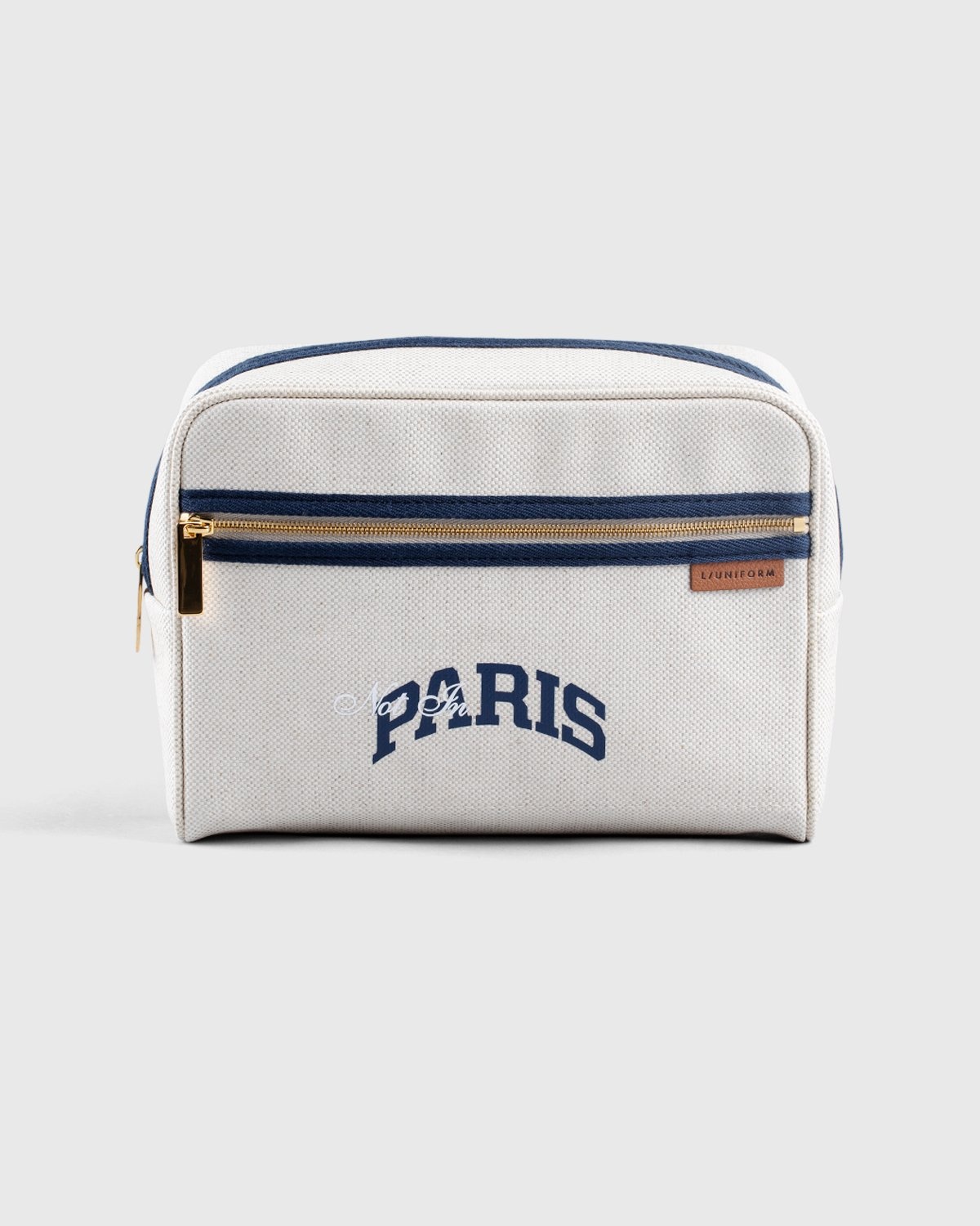 L/UNIFORM x Highsnobiety – Toiletry Bag - Bags - Beige - Image 1