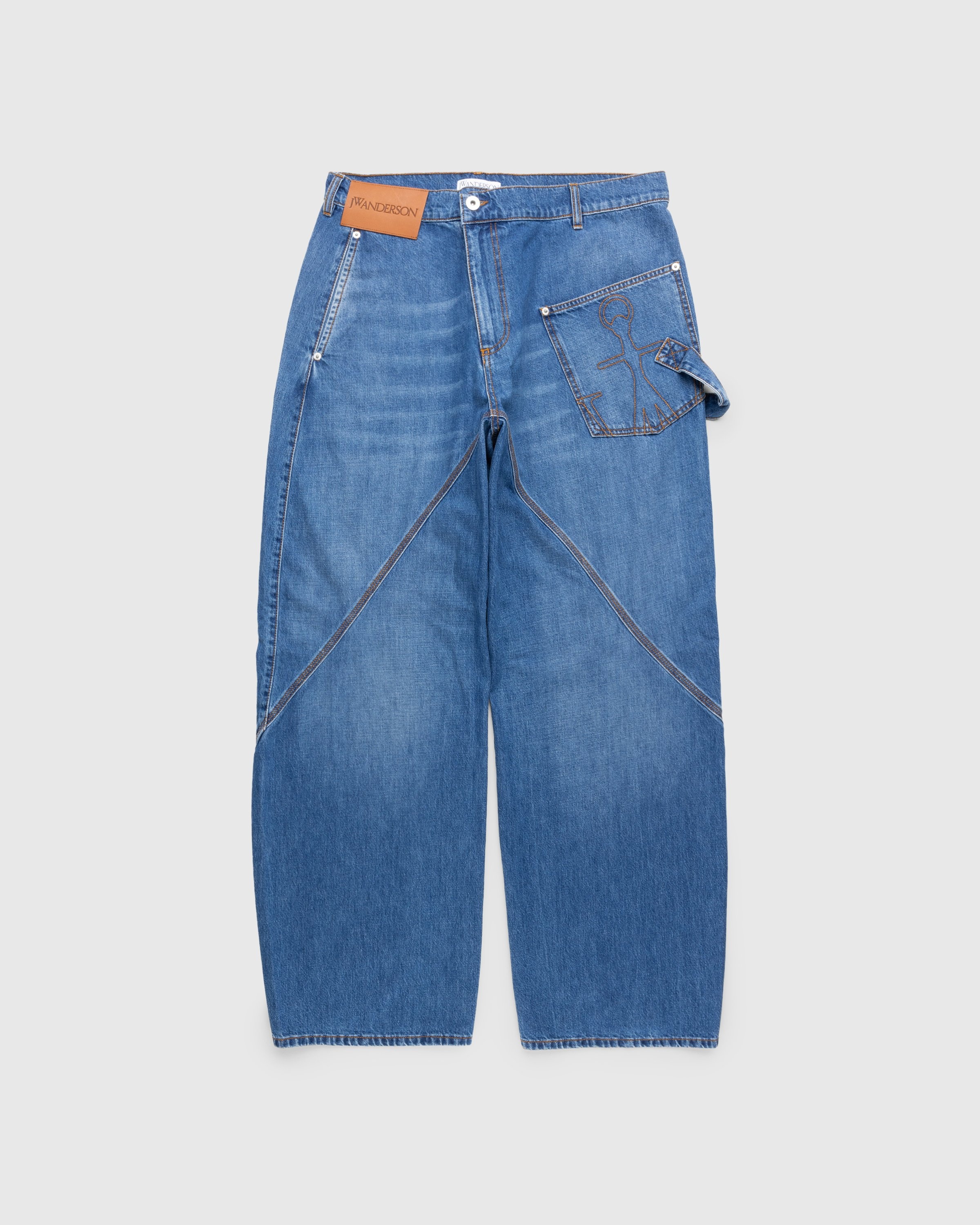 J.W. Anderson – Twisted Workwear Jeans Blue - Pants - Blue - Image 1