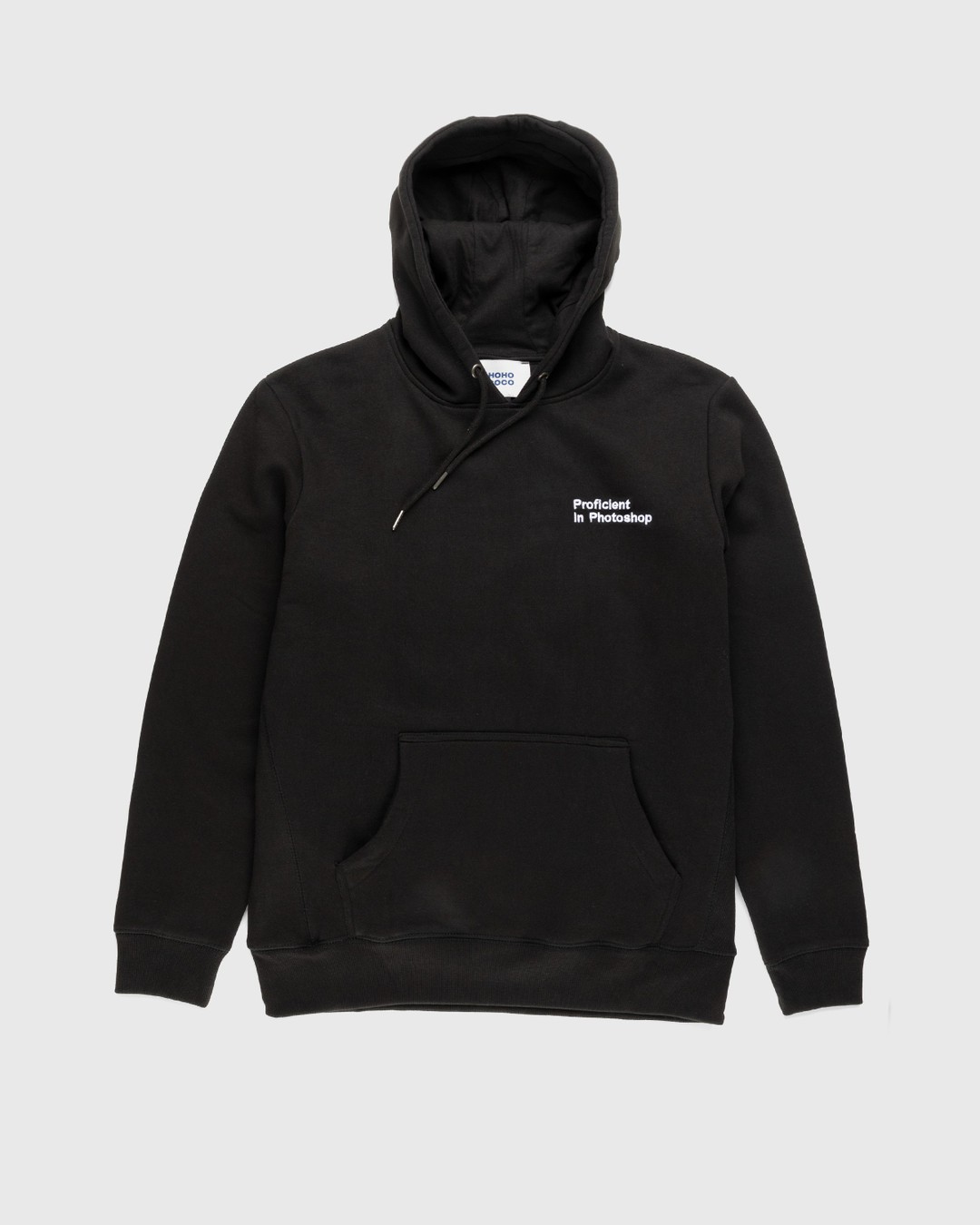 HO HO COCO – Proficient In Photoshop Hoodie Black - Sweats - Black - Image 1
