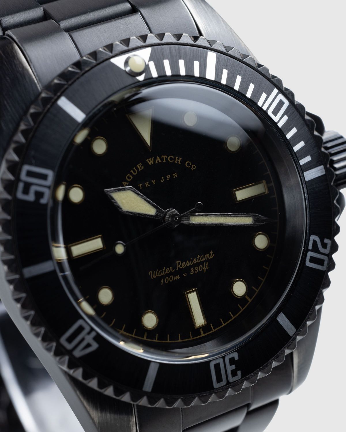 Vague Watch Co. – Black Sub Steel - Watches - Black - Image 2