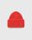 Acne Studios – Large Face Logo Beanie Red
