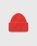 Acne Studios – Large Face Logo Beanie Red