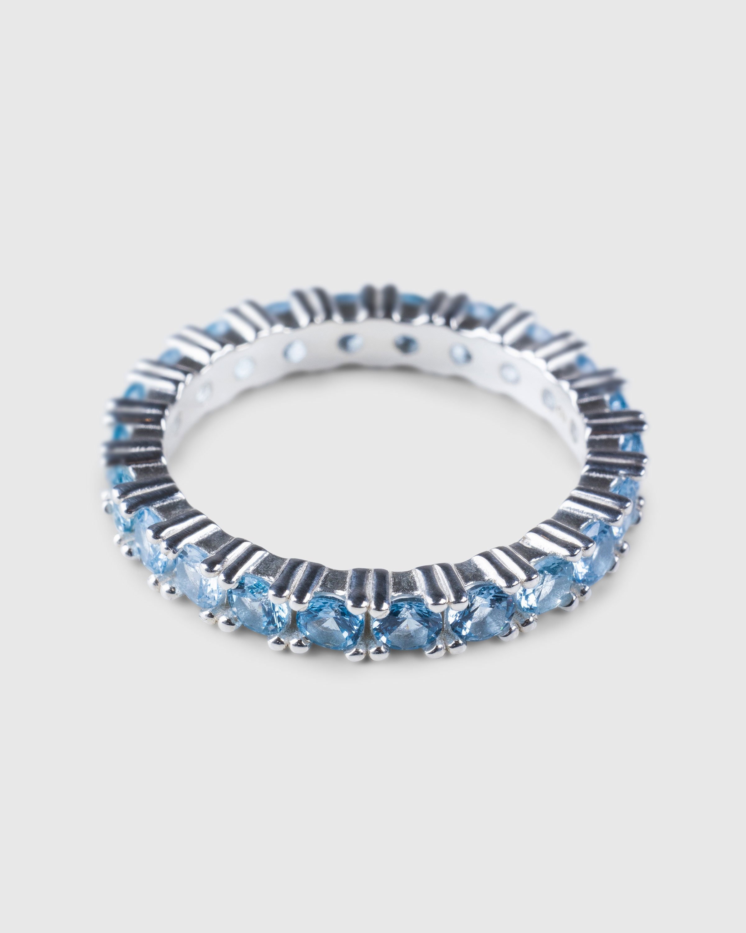 Hatton Labs – Eternity Ring Silver/Aqua - Jewelry - Multi - Image 3